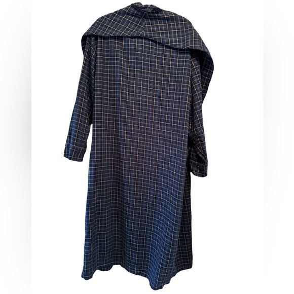 Mens Vintage Tōgo Plaid Cotton Robe - Picture 3 of 11